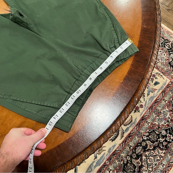 J.Crew Astrid Pull-On Chino Pant Utility Green Small High-Rise Wide Leg - Picture 13 of 16